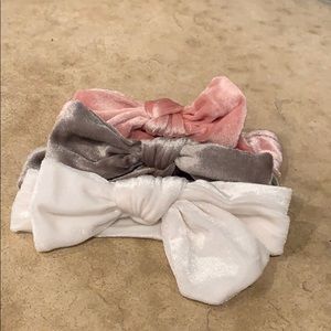 Velvet Baby Girl Bows